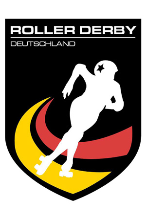 Das Logo von Roller Derby Deutschland